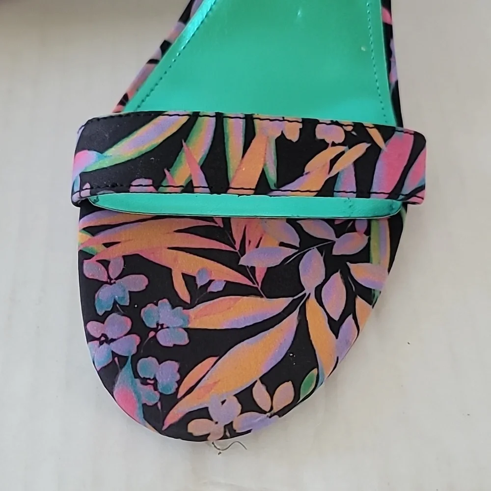 Nine West Kelsie Ankle Wrap Heeled Sandals SZ 12 - Picture 6 of 13